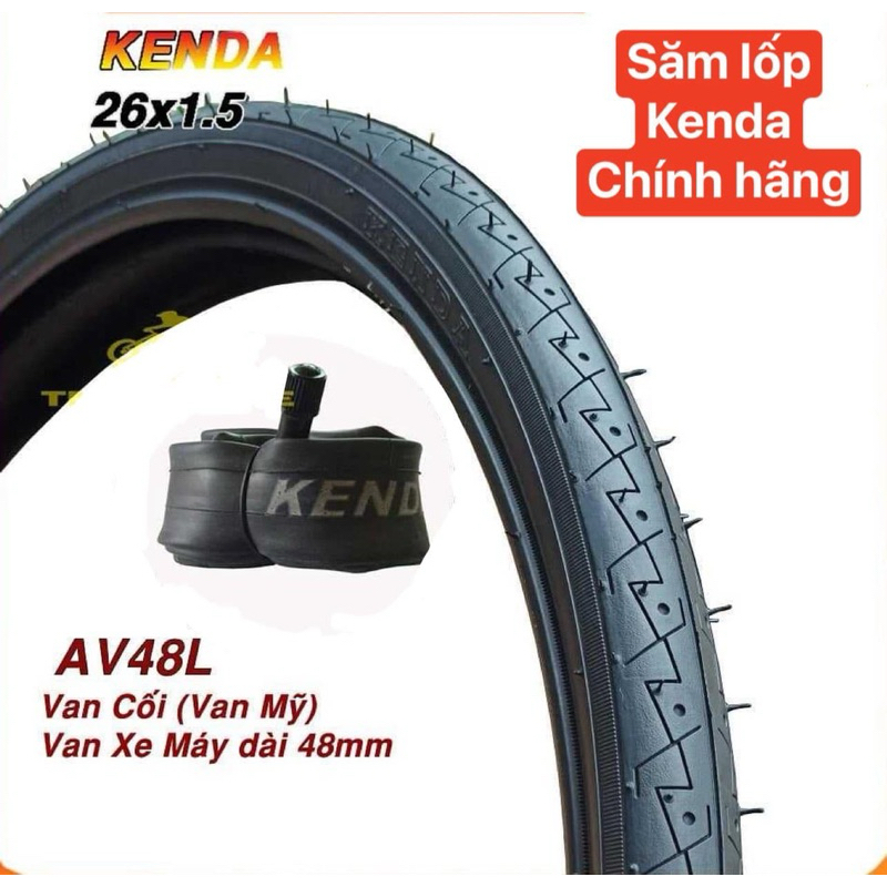 Lốp Vỏ săm ruột Xe Đạp Kenda 26x1.5 (40 - 559) , Lốp Xe Đạp Kenda Địa ...