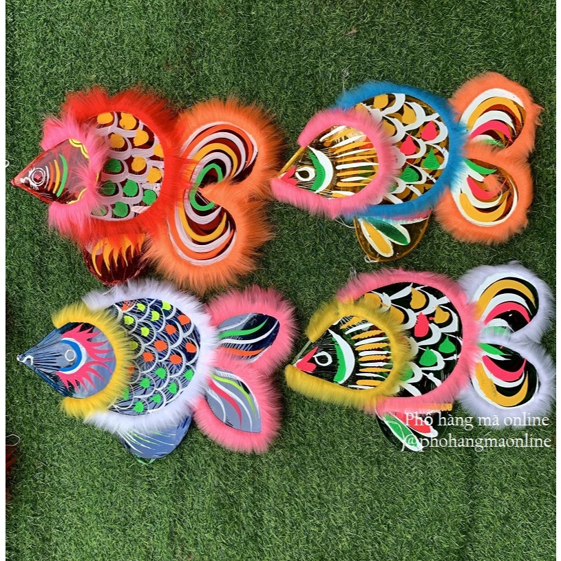 Đèn lồng trung thu giấy bóng kính hình các con vật trung thu, lễ Tết (có lông)