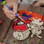 Lồng Đèn Gỗ Người Nhện Spiderman Tự Tô Và In Màu UV Siêu Đẹp 2025 Đồ Chơi Cho Bé Trai Lồng Đèn Trung Thu BỐ KHỦNG LONG