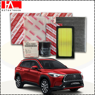 {Toyota Corolla Cross} Combo lọc dầu nhớt - Lọc điều hòa - Lọc động cơ Toyota Corolla Cross