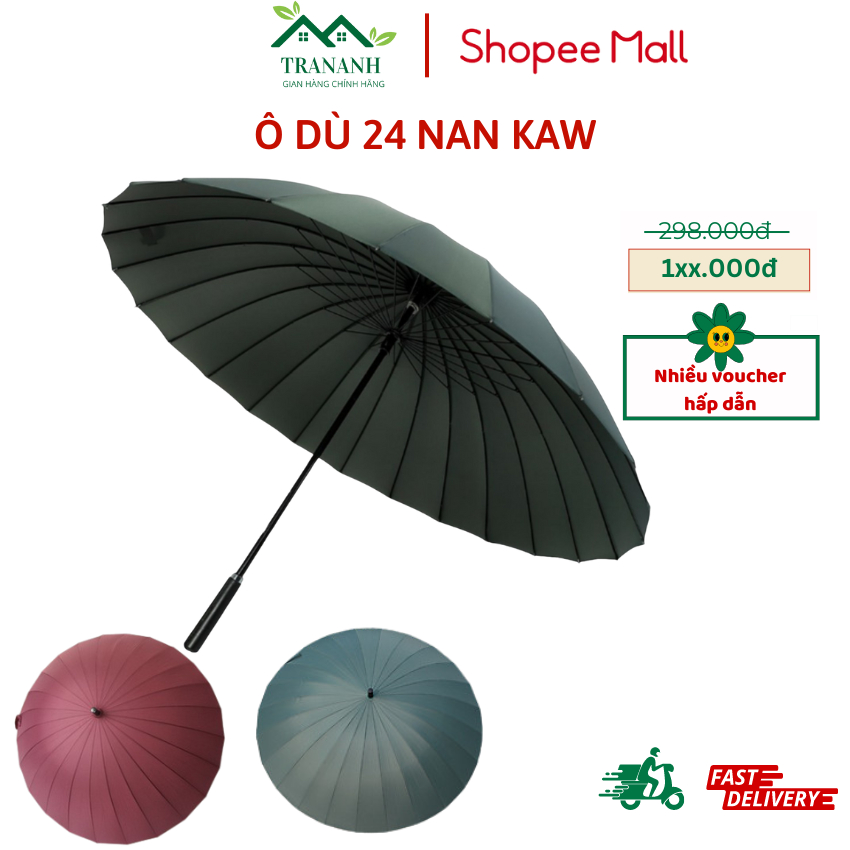 Ô Dù KAW 24 Nan Cỡ Lớn Thép Vải Chống Thấm Nước