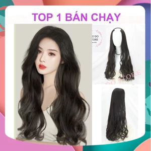 KẸP TÓC GIẢ CHỮ U/ KẸP NỬA ĐẦU 3/4 XOĂN ĐUÔI MẪU MỚI