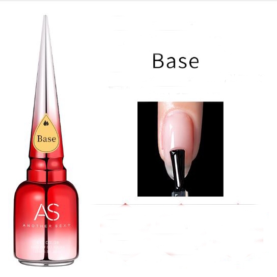 [Xả kho] Sơn gel AS Sơn công năng Phủ bóng -  base liên kết - top lì - cứng móng (Lam Giang Nail)