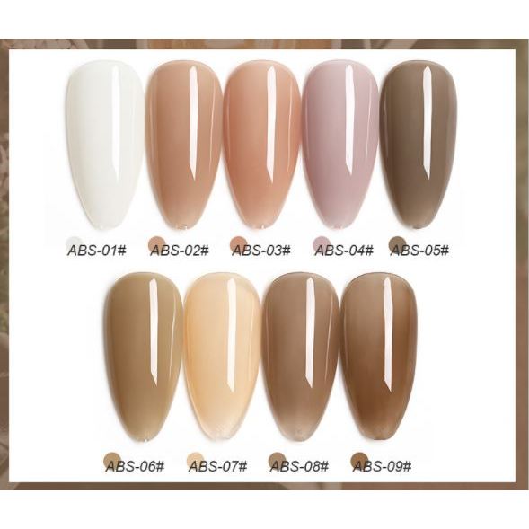 [Xả kho đổi bảng màu] SET Sơn gel AS mã ABS 9 chai đỏ nhọn 15ml siêu HOT siêu xịn