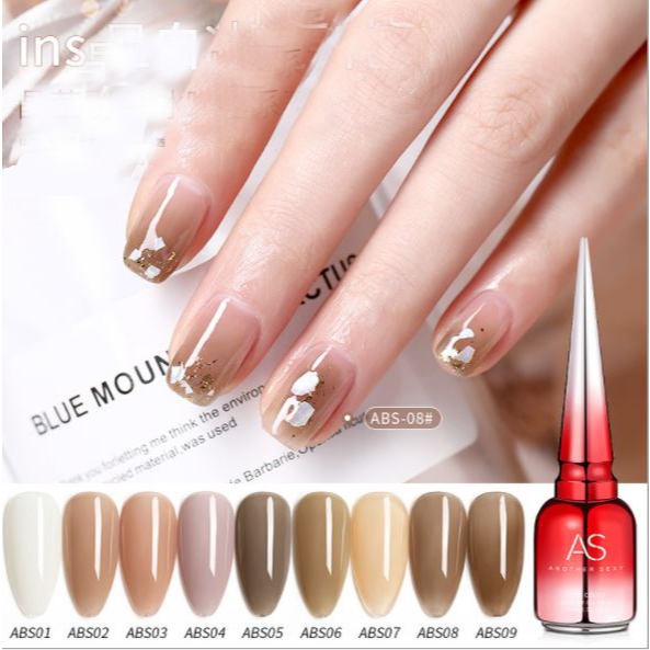 [Xả kho đổi bảng màu] SET Sơn gel AS mã ABS 9 chai đỏ nhọn 15ml siêu HOT siêu xịn