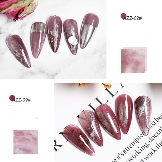 [Xả kho đổi bảng màu] SET Sơn gel AS mã AZZ mẫu chai đỏ nhọn 9 chai 15ml siêu HOT siêu xịn