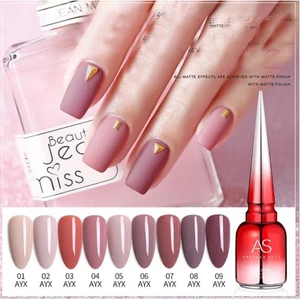 SET Sơn gel AS mã AYX mẫu chai đỏ nhọn 9 chai 15ml siêu HOT siêu xịn