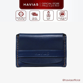 Smile HAVIAS ví mini thủ công da Shell Cordovan 100% & Smile8 HAVIAS
