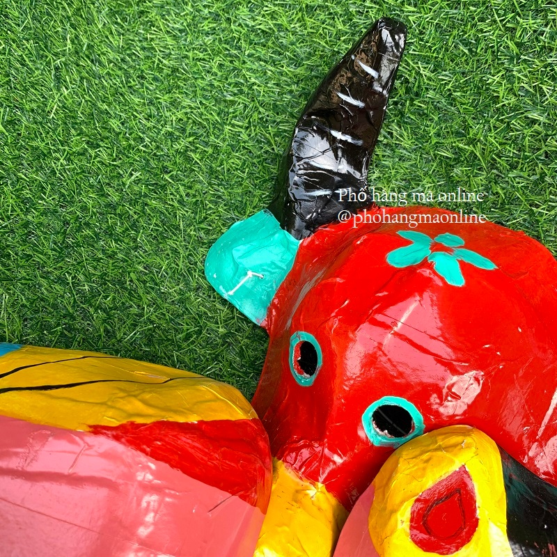 Mặt nạ giấy bồi các con vật truyền thống cho bé trong dịp Trung Thu (đã sơn màu)