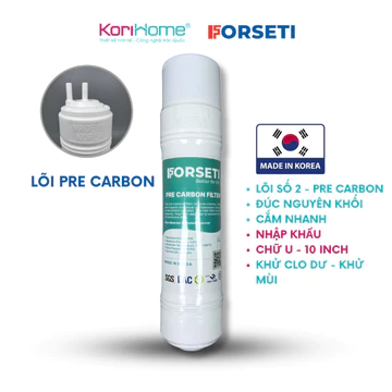 Lõi Pre Carbon Than Hoạt Tính Forseti Nhập khẩu chính ngạch Hàn Quốc thay thế cho các máy Korihome, Coway, Aosmith..