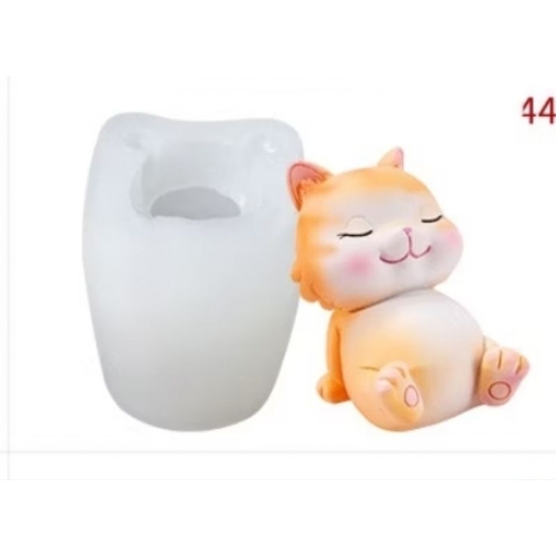 Khuôn mèo silicon dễ thương