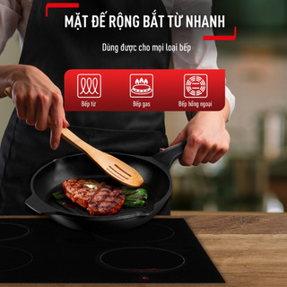 Chảo đúc nướng cao cấp Tefal Robusto 26cm (E2494044) - Hàng chính hãng