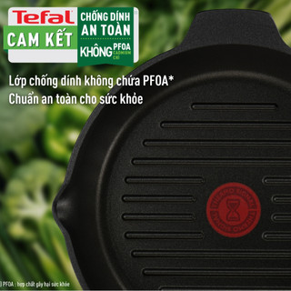 Chảo đúc nướng cao cấp Tefal Robusto 26cm (E2494044) - Hàng chính hãng