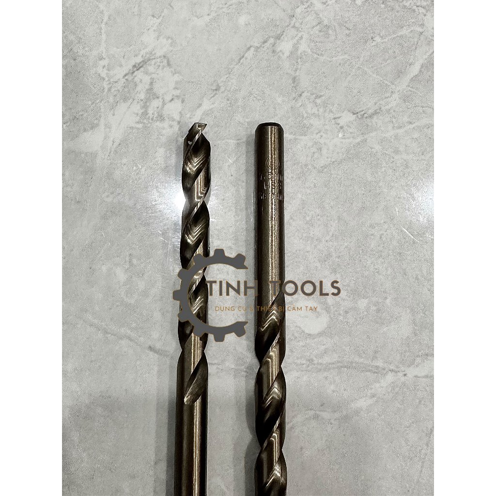 TinhTools (2 li đến 9.5 li) Mũi khoan sắt thép inox thép HSS-G từ 2mm đến 9.5mm (giá 1 mũi)