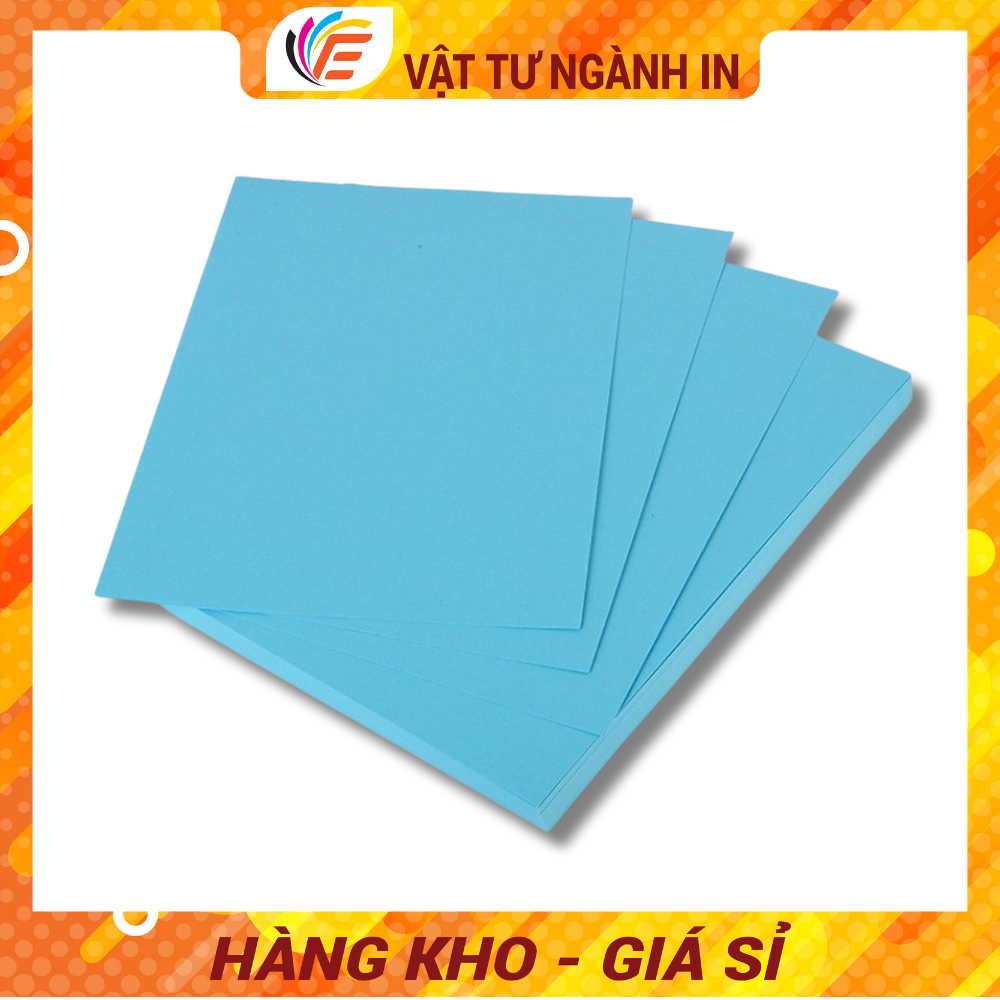 Bìa Thái Cứng Dùng Đóng Sách Màu Hoặc Làm Giấy Mỹ Thuật A4 Định Lượng 180gsm Xấp 100 Tờ