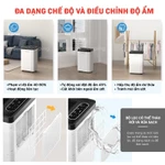 Máy hút ẩm lọc không khí 40m2 FUJIHOME Nhập Khẩu, 4 chế độ hút ẩm lọc không khí Anion khử mùi diệt khuẩn phòng khác ngủ — ảnh 5