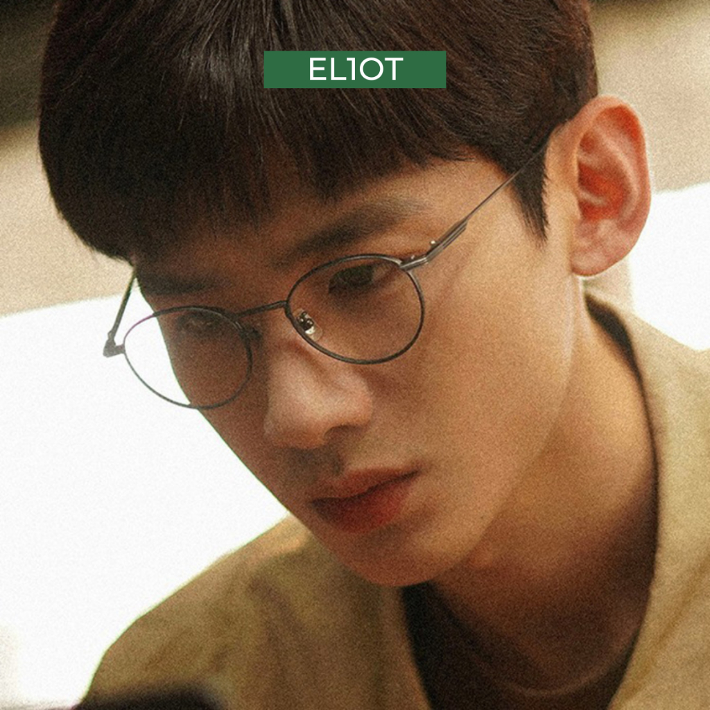 Gọng kính kim loại tròn nam nữ ELIOT EYEWEAR phù hợp mặt nhỏ càng kính nhẹ nhàng màu sắc thời trang EL8805