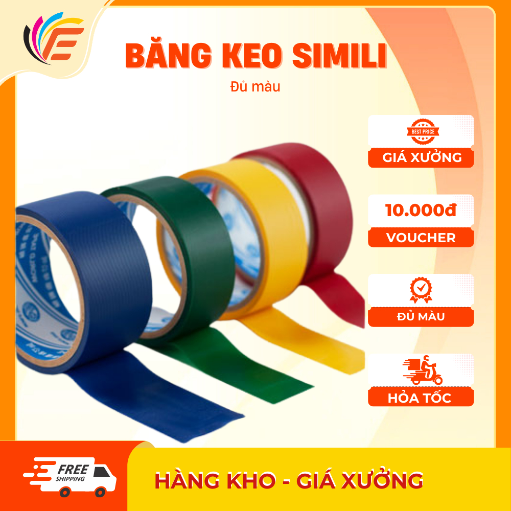 COMBO 6 CUỘN Băng Keo Nhựa Simili Dán Gáy Sách Độ Dày 3.6F (3,6cm) Hoặc Dày 4.8F (4,8cm)
