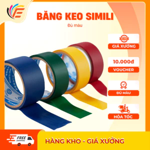 COMBO 6 CUỘN Băng Keo Nhựa Simili Dán Gáy Sách Độ Dày 3.6F (3,6cm) Hoặc Dày 4.8F (4,8cm)