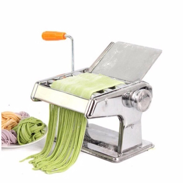 Máy cán mỏng bột 2 lưỡi dao có điều chỉnh dày mỏng 5 cấp độ thuận tiện