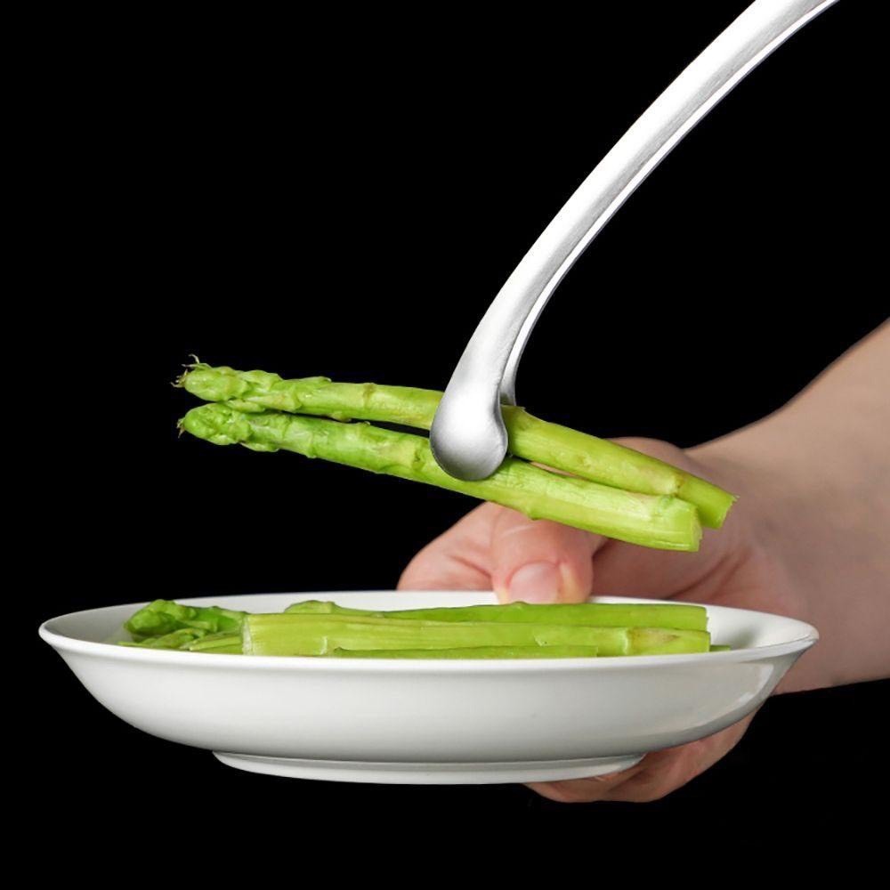 Gắp ( Kẹp )thức ăn, gắp bánh đầu tròn bằng inox mẫu đẹp mới kích thước (30cm), kẹp gắp đa năng- dụng cụ nhà bếp