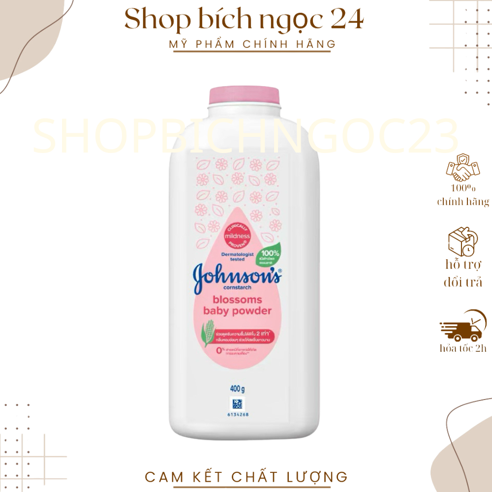 Phấn Cho Bé Johnson's Baby Màu Hồng Màu Tím Màu Trắng 100g/200g/500g