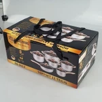Bộ Nồi Đức 6 món hàng loại 1 dùng cho mọi loại bếp bảo hành 12 tháng Inox không gỉ kèm nắp kính cao cấp - Thiên Hà — ảnh 8