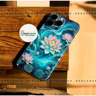 Tấm dán Skin Mặt sau Hoa MS03 Dành cho 15promax , 14promax , 13promax , 12promax , 11promax - FukiShop