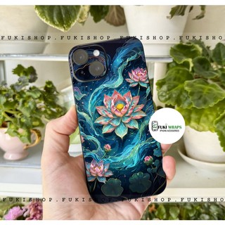 Tấm dán Skin Mặt sau Hoa MS03 Dành cho 15promax , 14promax , 13promax , 12promax , 11promax - FukiShop