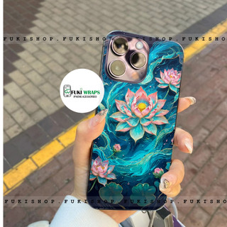 Tấm dán Skin Mặt sau Hoa MS03 Dành cho 15promax , 14promax , 13promax , 12promax , 11promax - FukiShop