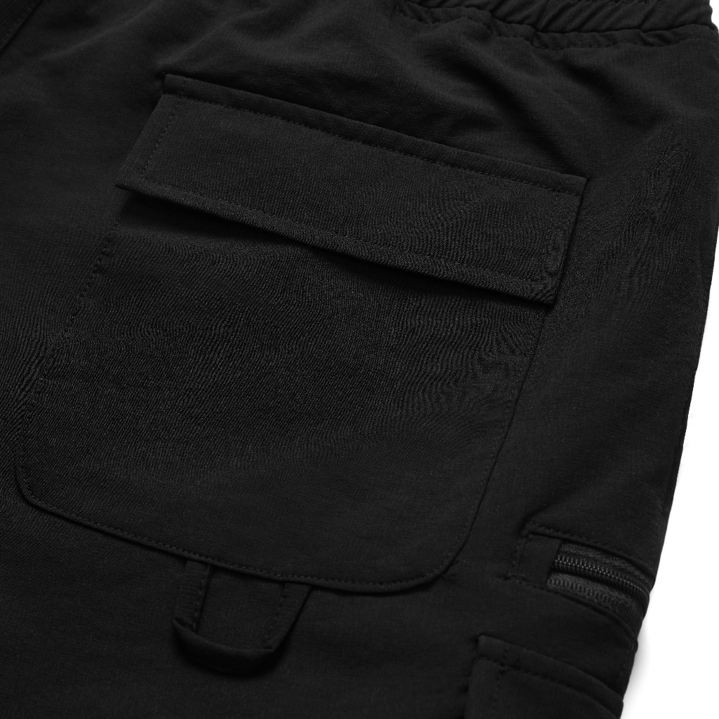 [SALE LẺ SIZE] Quần short đa năng 8 TÚI vải DÙ NHÁM, trượt nước, chống bám bụi, ngăn trầy xước, bền bỉ - HUSSIO