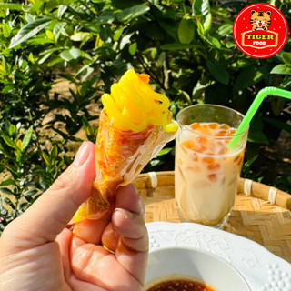 Bánh tráng phơi sương phô mai TIGER FOOD Bánh Tráng + Muối Tôm Hành Phi Phô Mai Cay + Bơ + Tóp Mỡ + Sốt tắc - Đồ ăn vặt