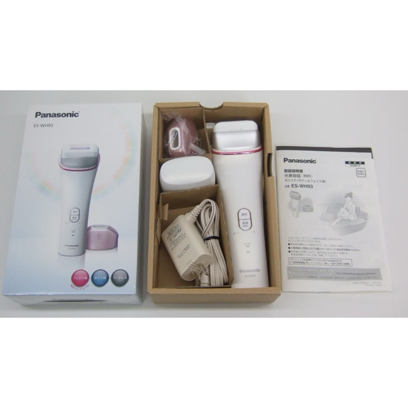 Panasonic脱毛器 ES-WH93☺︎ Panasonic ES-WH93 light beauty Hair removal White Color-Made