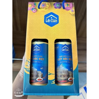 Set 2 chai nước mắm cốt Lê Gia đặc biệt đạt chuẩn 5 sao