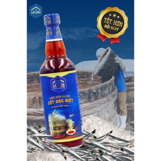 Set 2 chai nước mắm cốt Lê Gia đặc biệt đạt chuẩn 5 sao