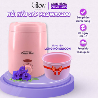 Nồi Nấu Sáp Wax Lông Pro Wax 200 Mini GLOWWAXING Chống Dính Cao Cấp Nấu Sáp Nhanh - 1013