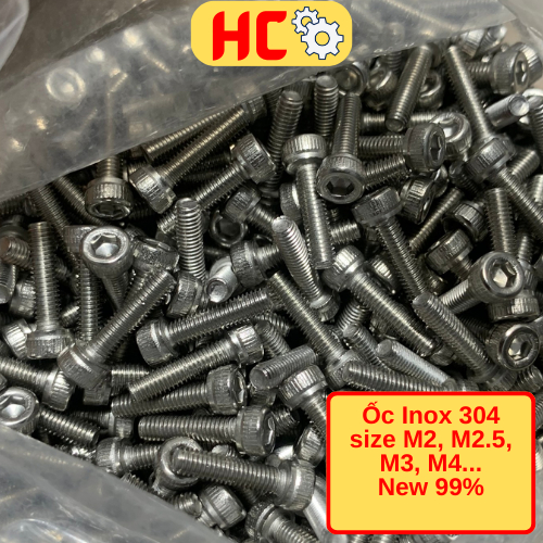 [ Inox 304 ] Bulong lục giác chìm đầu trụ zise M2 M2.5 M3 M4 M5 Ốc lục ...