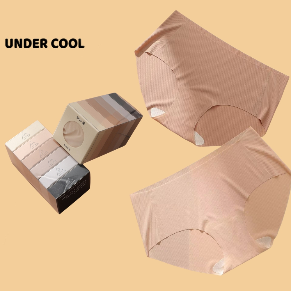 Combo 6 Quần Lót Nữ Su Thạch UNDERCOOL Thiết Kế Co Giãn Cao Cấp Tàng Hình - Phù Hợp Mọi Vóc Dáng- Siêu Mỏng Gân CB QL01