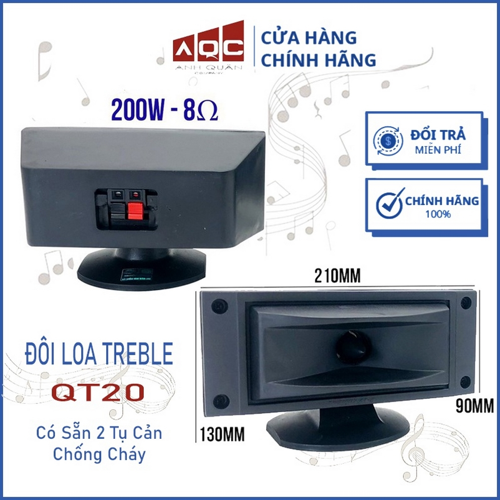 Đôi Loa Treble AT3040 thêm loa lời cho dàn âm thanh công suất 50w ...