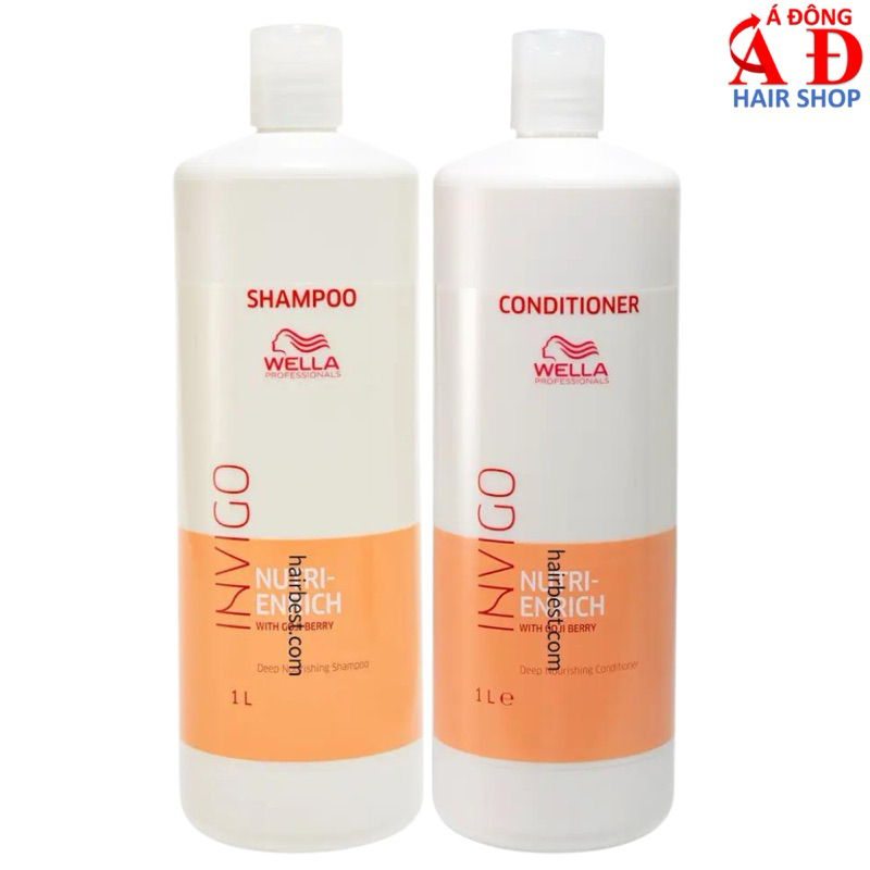 Dầu Gội WELLA Invigo Nutri Enrich Dưỡng Ẩm Suôn Mượt Tóc Khô Hư Tổn Đức 250ml