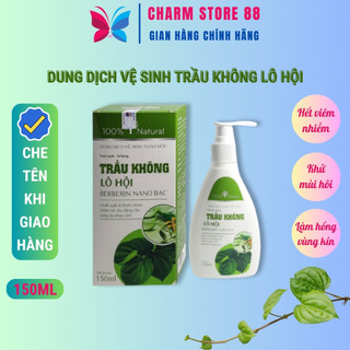 Dung dịch vệ sinh  thảo mộc Trầu không Lô hội Berberin Nano Bạc hỗ trợ dưỡng ẩm làm sạch TP10