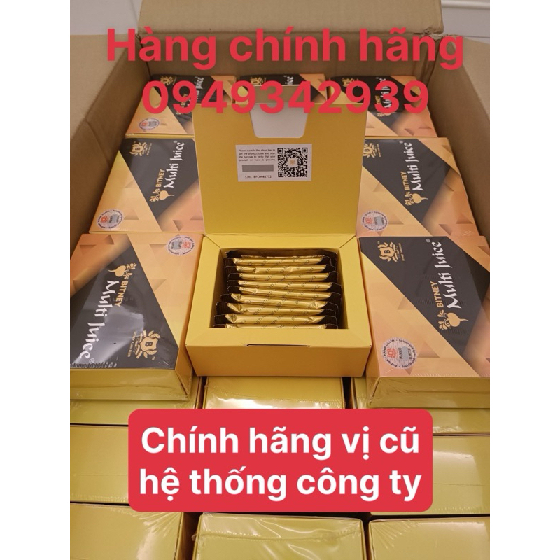 [ vị cũ công ty ] Trà Multi juice Bitney Malaysia 1 Hộp 10 gói | Shopee ...
