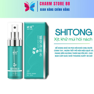Xịt khử mùi hôi nách Shitong ngăn tiết mồ hôi nách Bình sịt mồ hôi bã nhờn Shitong 60ml TP01