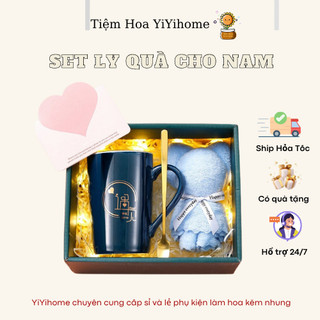 Bộ Quà Sinh Nhật Nam Nữ Kèm Thìa Vàng Sang Trọng YIYIHOME