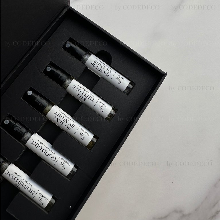 Ảnh Set mini 05 chai tinh dầu nước hoa CODEDECO 2.5ml - 05 x 2.5ml dạng xịt 4