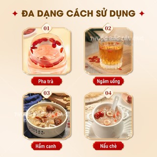 Sơn thù du khô 500g, đã tách hạt, đỏ, đẹp, không lẫn tạp chất - Lãn Ông