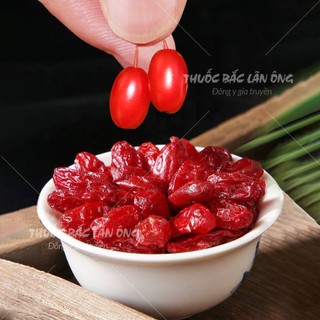Sơn thù du khô 500g, đã tách hạt, đỏ, đẹp, không lẫn tạp chất - Lãn Ông