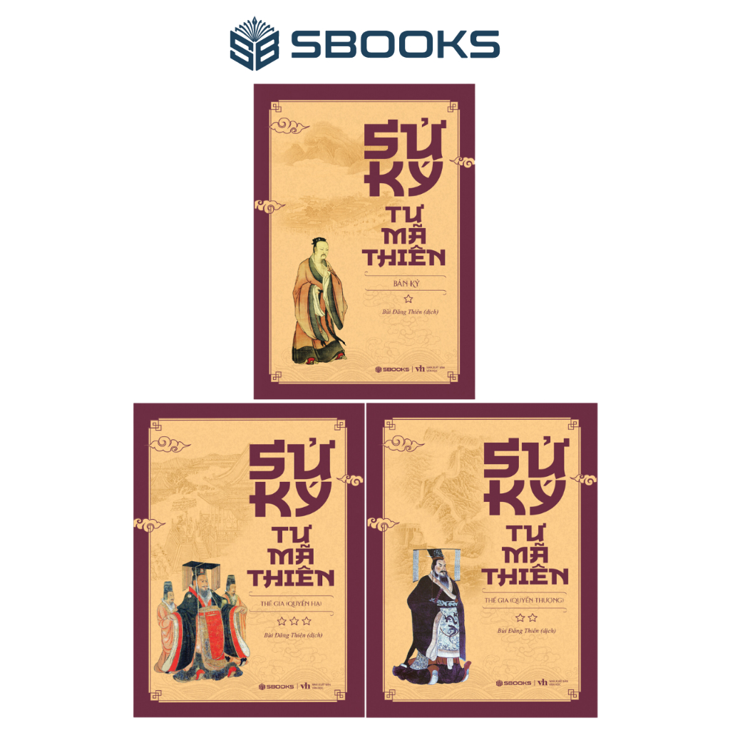 Sách - Sử Ký Tư Mã Thiên - Bùi Đăng Thiên - SBOOKS