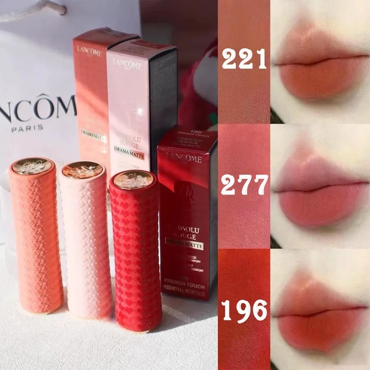 Set 3 son Thỏi Lì Lancome Limited Edition 2023 họa tiết trái tim