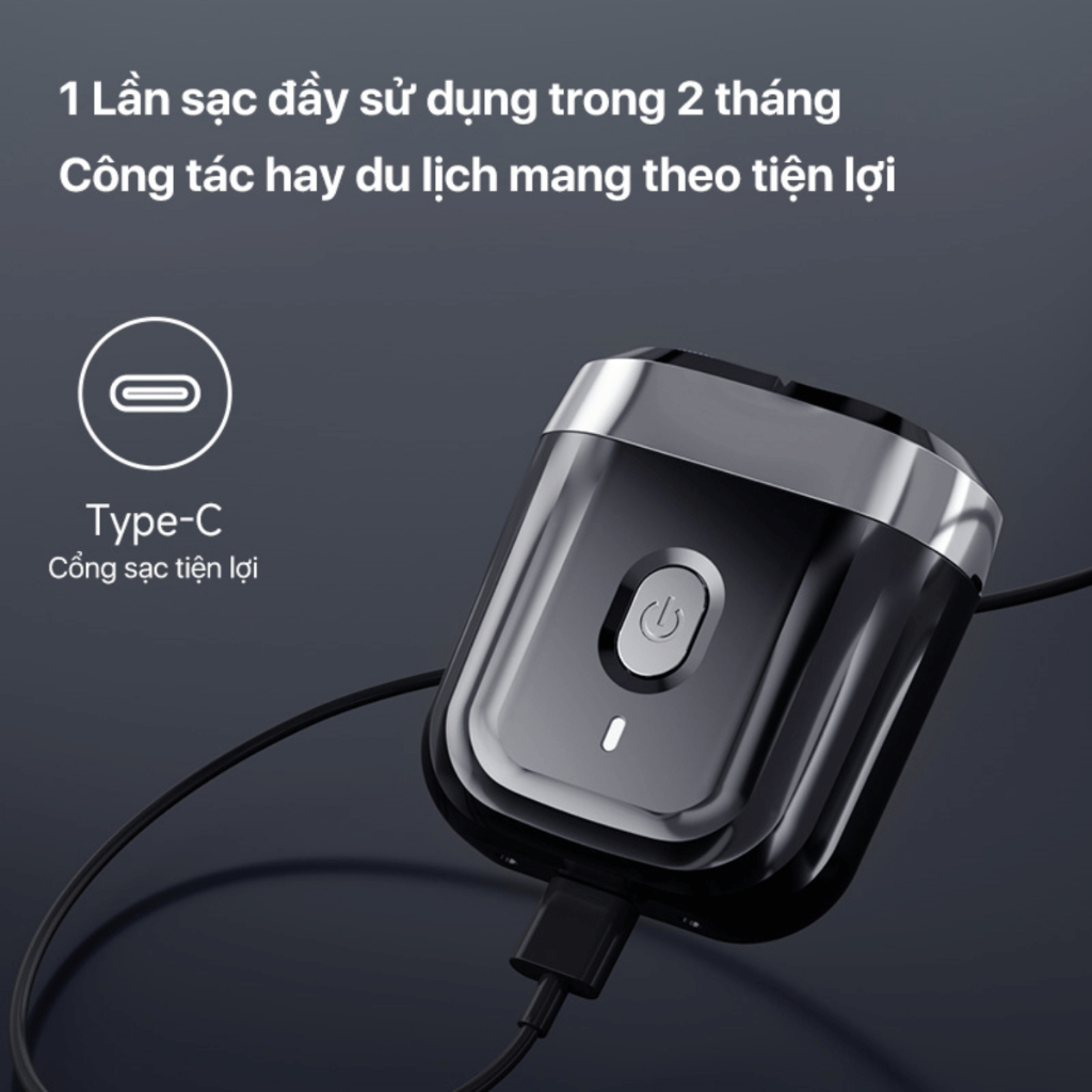 Ảnh Combo máy cạo râu Enchen Mini 6 & máy tỉa lông mũi Enchen EN005 - Hàng chính hãng 4
